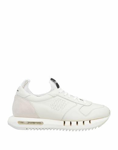 Bepositive Man Sneakers White Soft Leather Cover