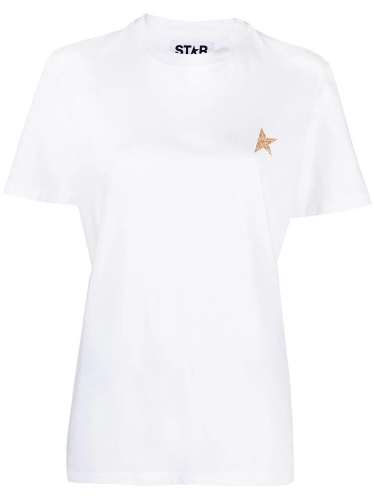 Golden Goose star-print cotton T-shirt - White Cover