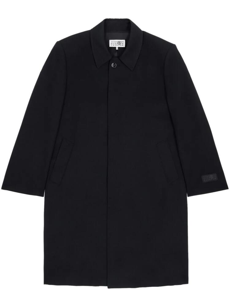 MM6 Maison Margiela virgin-wool coat - Black Cover