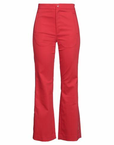 Martine Rose Woman Pants Red Polyamide, Cotton, Elastane Cover