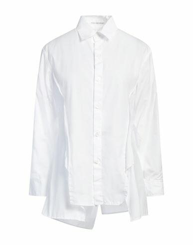 Yohji Yamamoto Woman Shirt White Cotton Cover