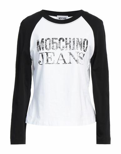 Moschino Jeans Woman T-shirt Black Cotton Cover