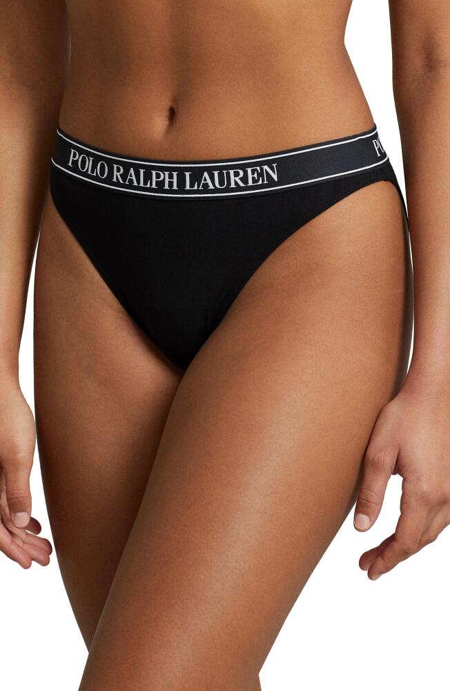 Polo Ralph Lauren Cotton Blend Bikini in Onyx Cover