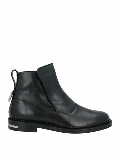 Toga Virilis Man Ankle boots Black Leather Cover