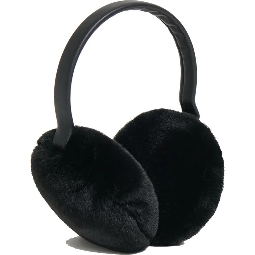 Apparis Esme Faux Fur Earmuffs in Noir Cover