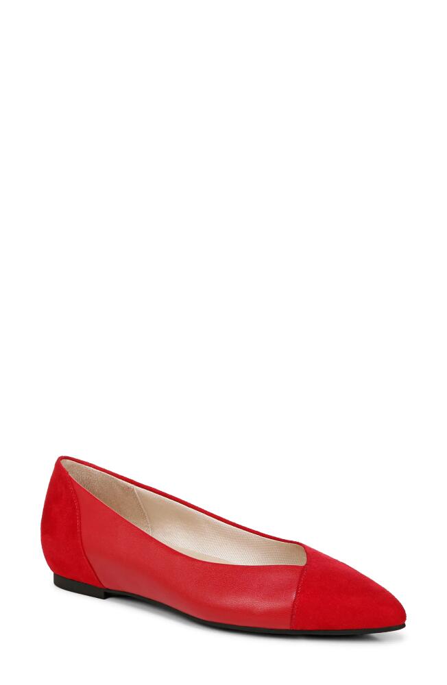 LifeStride Promise Pointed Toe Flat in Red Cover