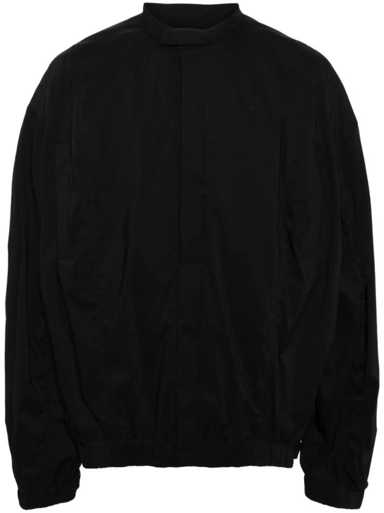 SONGZIO pleat-detail padded shirt - Black Cover