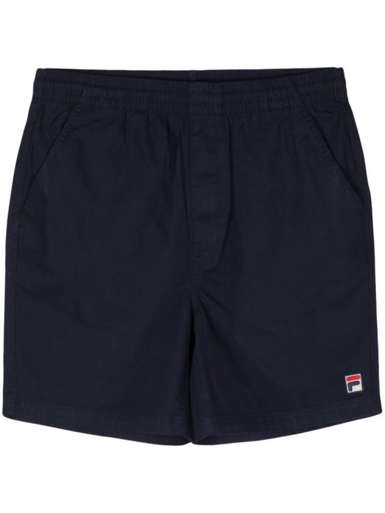 Fila Venter logo-appliqué chino shorts - Blue Cover