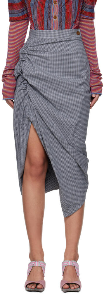 Vivienne Westwood Gray Panther Midi Skirt Cover