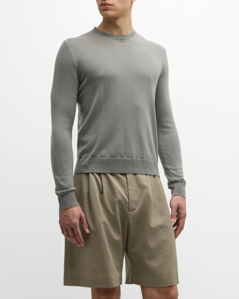 Iris Von Arnim Men's Stonewashed Cashmere Crewneck Sweater Cover