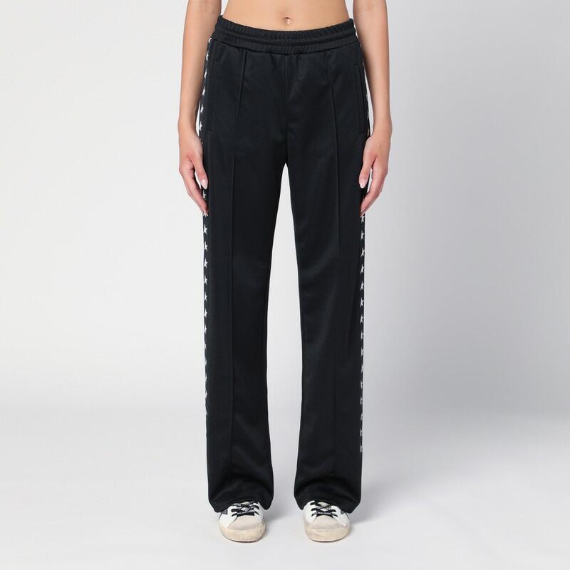 Golden Goose Black jogging trousers with stars Cover