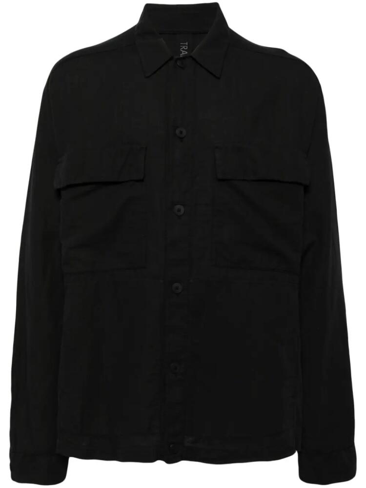 Transit long sleeves pocket shirt - Black Cover