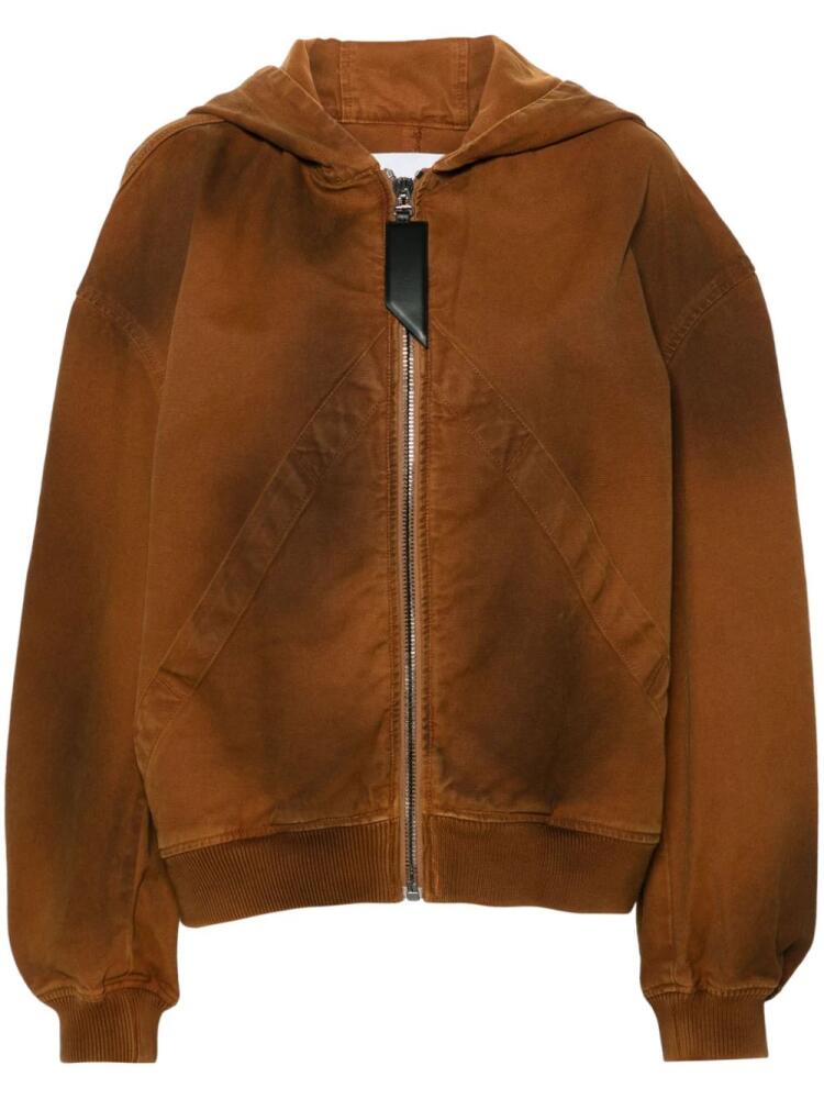 The Attico cotton jacket - Brown Cover