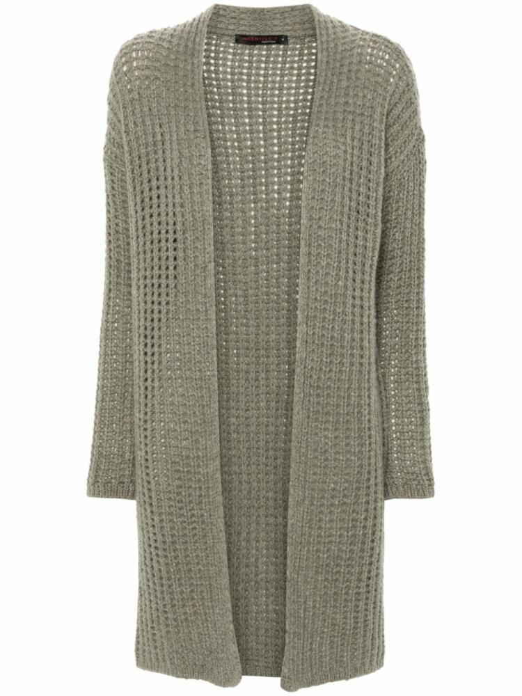 Incentive! Cashmere Castor cashmere cardi-coat - Green Cover