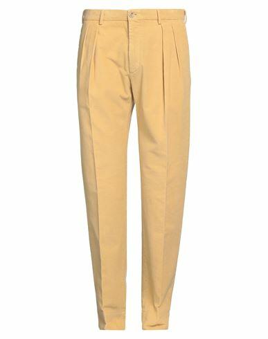 Incotex Man Pants Ocher Cotton, Elastane Cover