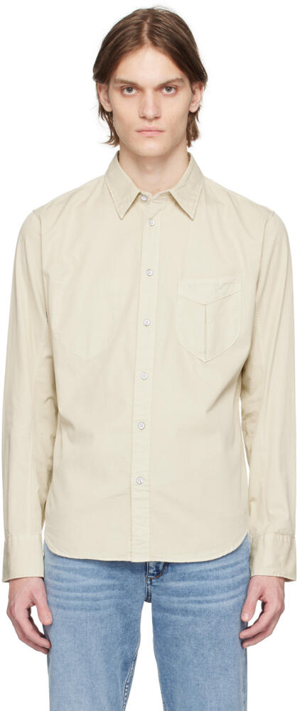 rag & bone Beige Arrow Shirt Cover