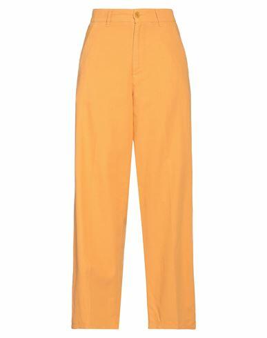 Pence Woman Pants Apricot Cotton, Linen Cover