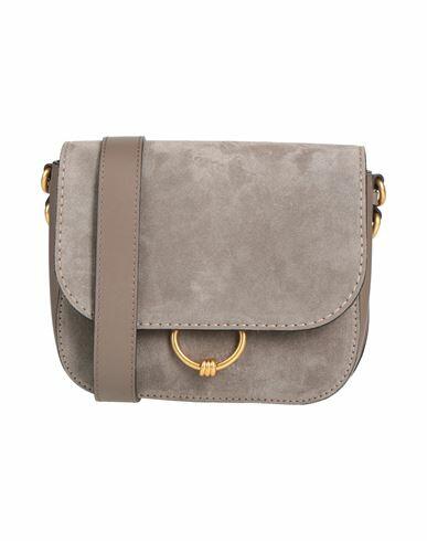 Gianni Chiarini Woman Cross-body bag Grey Leather Cover