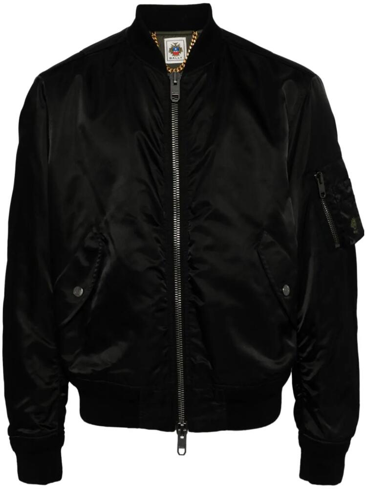 Bally Adrien Brody Travel collection bomber jacket - Black Cover