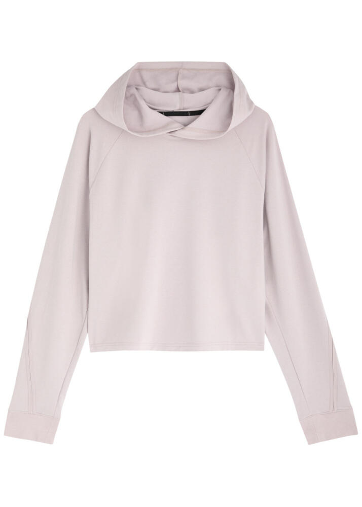 ON Movement Hooded Stretch-jersey Sweatshirt - Pink Cover