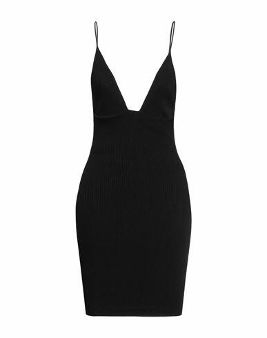 Dsquared2 Woman Mini dress Black Viscose, Polyester Cover