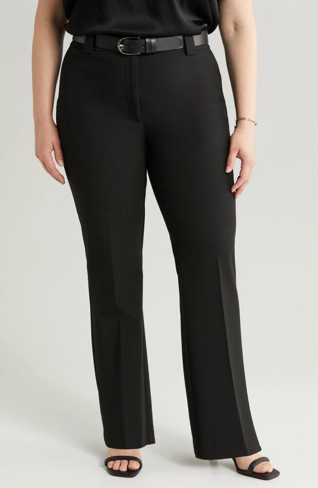 Nordstrom Slim Flare Pants in Black Cover