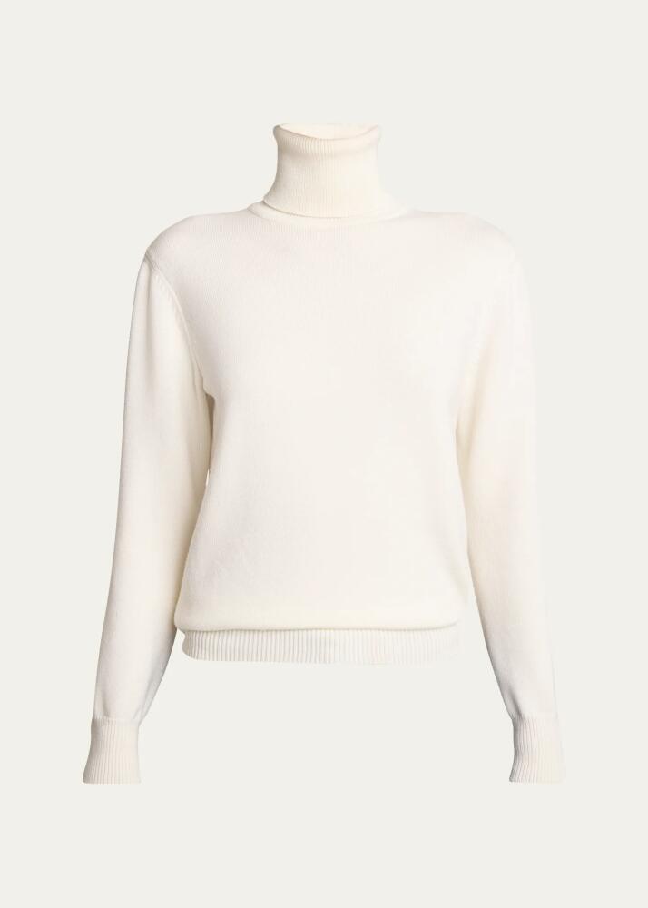 ALAIA Layered Ribbed Turtleneck Top Cover