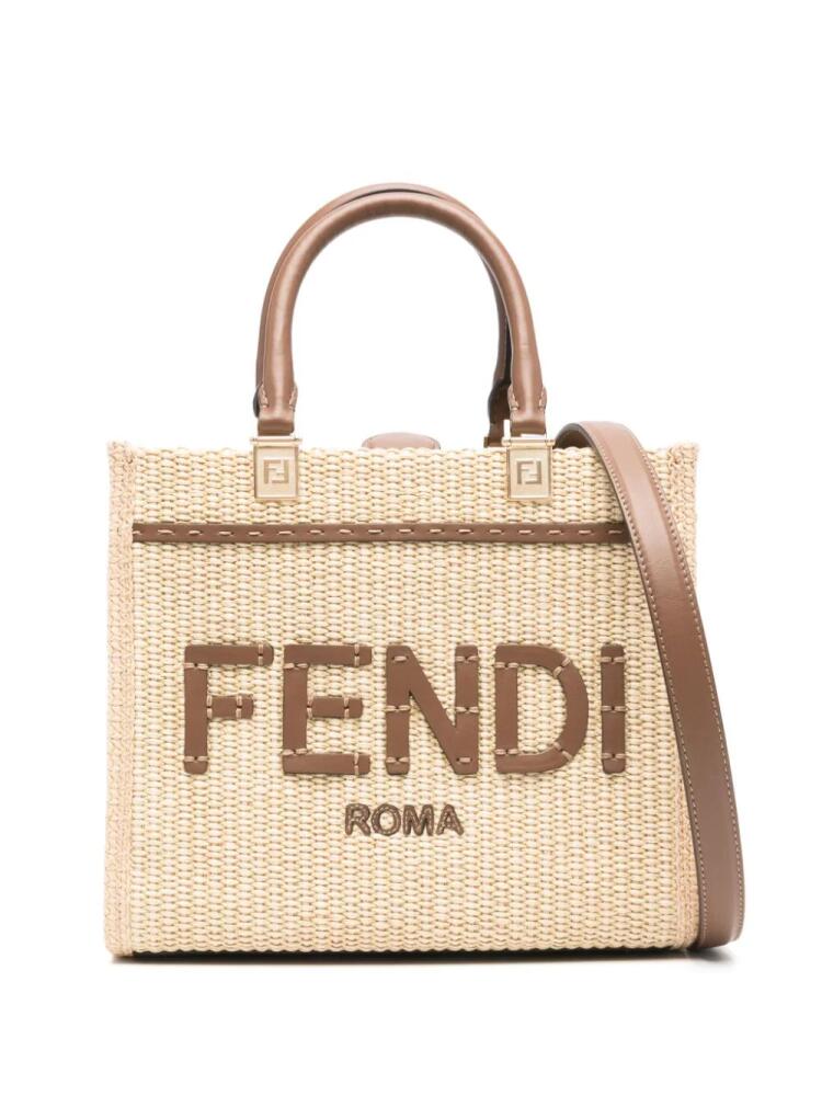 FENDI small Sunshine tote bag - Neutrals Cover