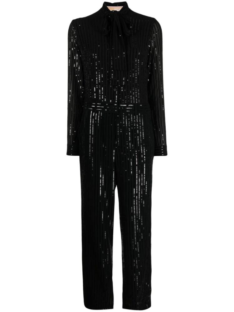 Michael Kors sequinned straight-leg jumpsuit - Black Cover