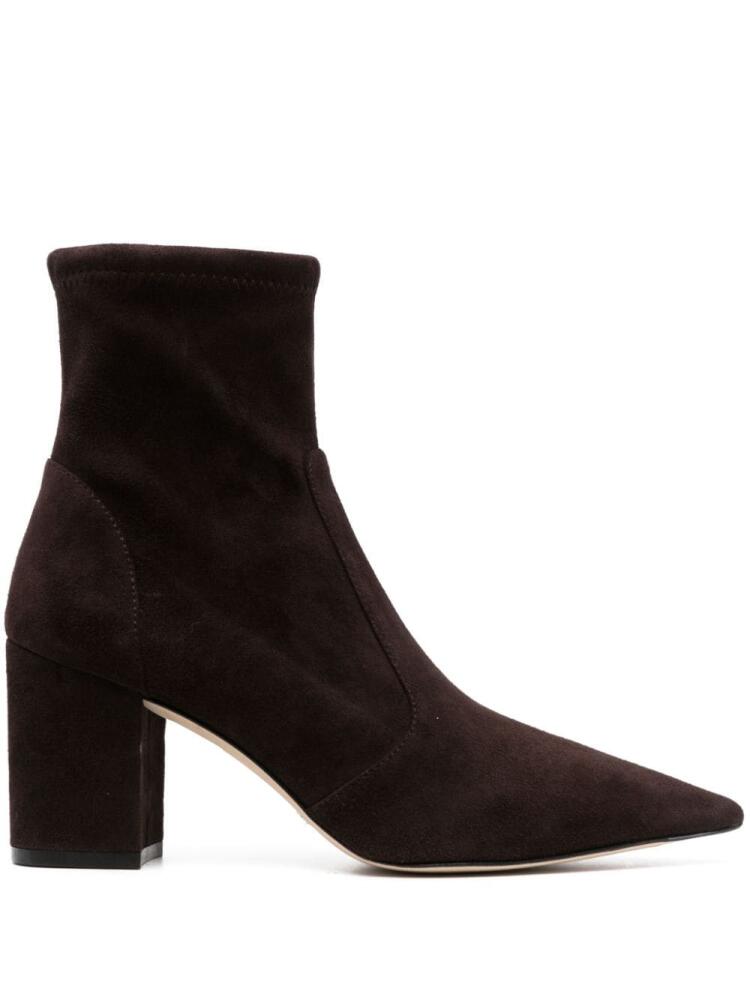 Stuart Weitzman Stuart 75mm suede ankle boots - Brown Cover