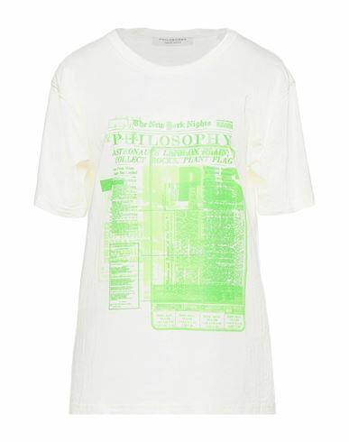 Philosophy Di Lorenzo Serafini Woman T-shirt White Cotton Cover