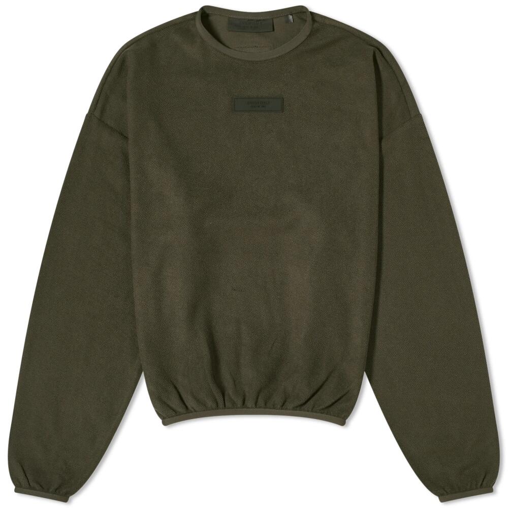 Fear of God ESSENTIALS Women's Crewneck Sweater in Ink Cover