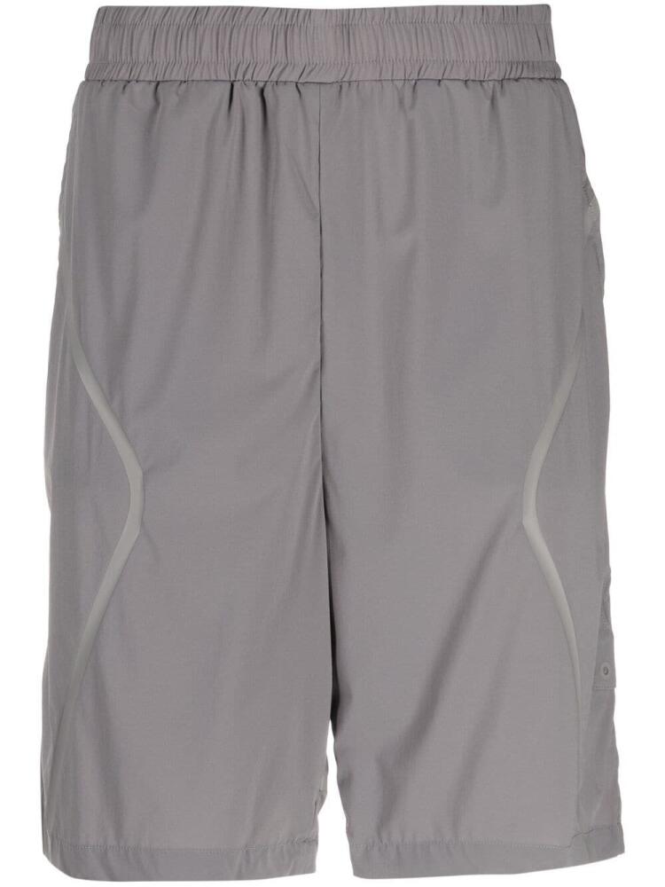 A-COLD-WALL* tape-detail knee-length shorts - Grey Cover