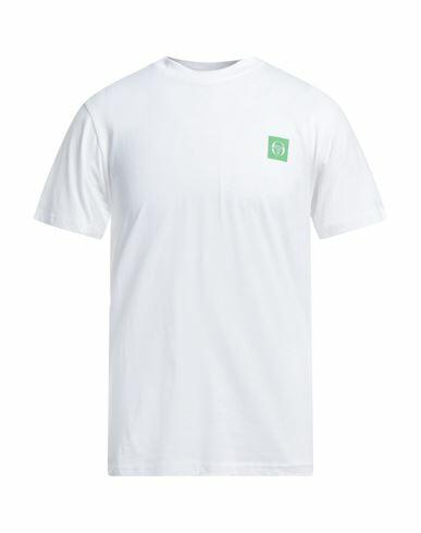 Sergio Tacchini Man T-shirt White Cotton Cover