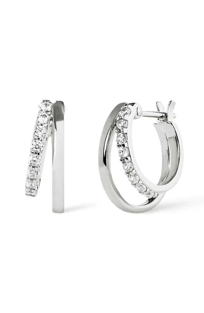 Ana Luisa Double Hoop Earrings - Toda in Silver Cover