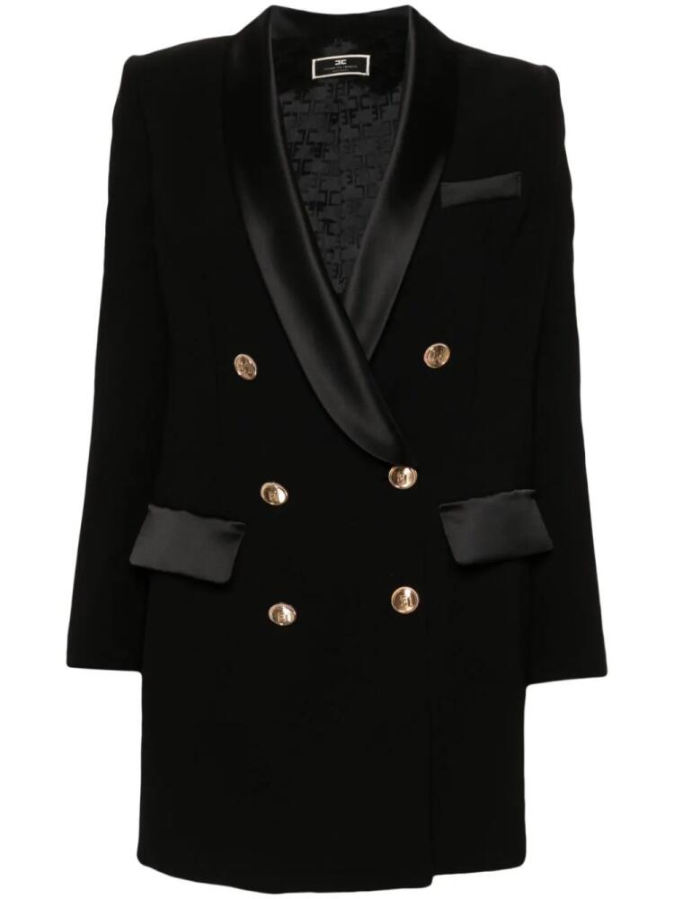 Elisabetta Franchi double-breasted blazer dress - Black Cover