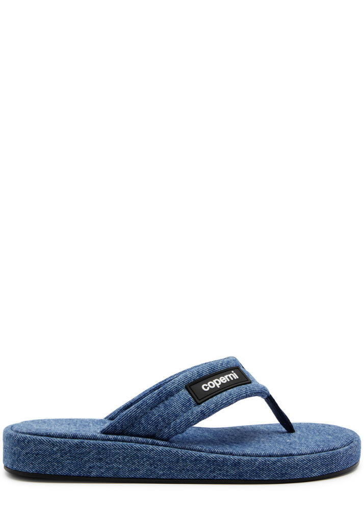 Coperni Denim Thong Flip Flops Cover