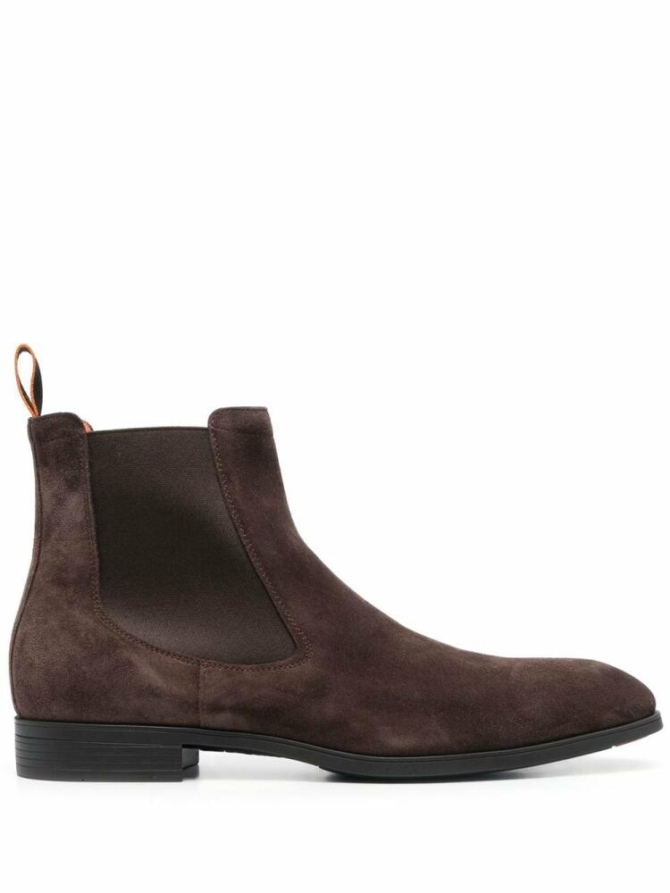 Santoni Detoxify elasticated-panel boots - Brown Cover