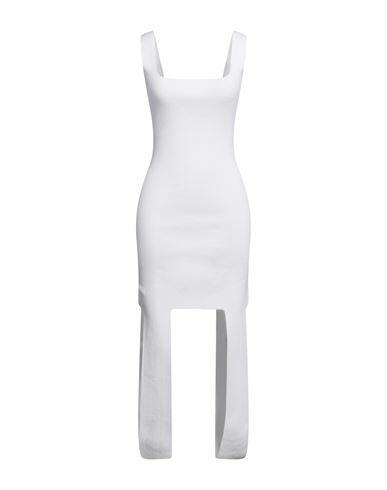 Boyarovskaya Woman Mini dress White Viscose, Polyester Cover