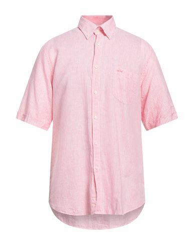 Paul & Shark Man Shirt Pink Linen Cover