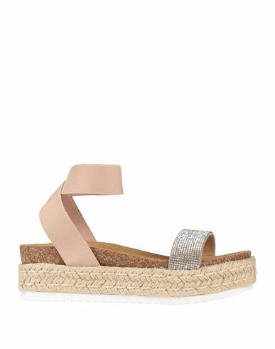 Steve Madden Woman Espadrilles Beige Soft Leather Cover