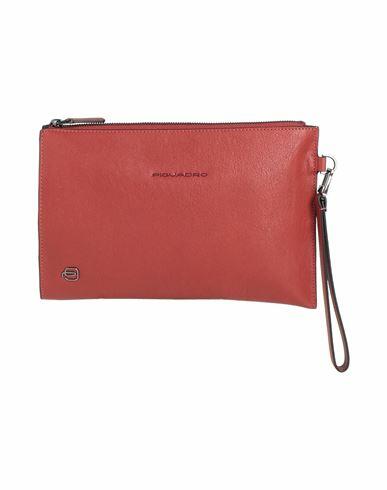 Piquadro Man Handbag Brick red Leather Cover