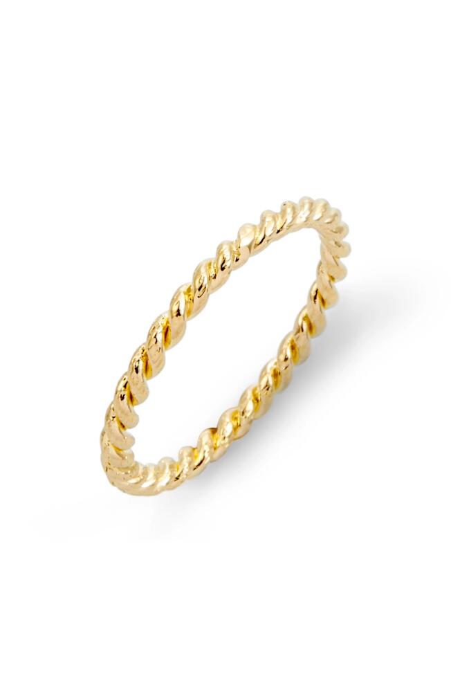 Brook and York Liv Rope Stacking Ring in Gold Cover