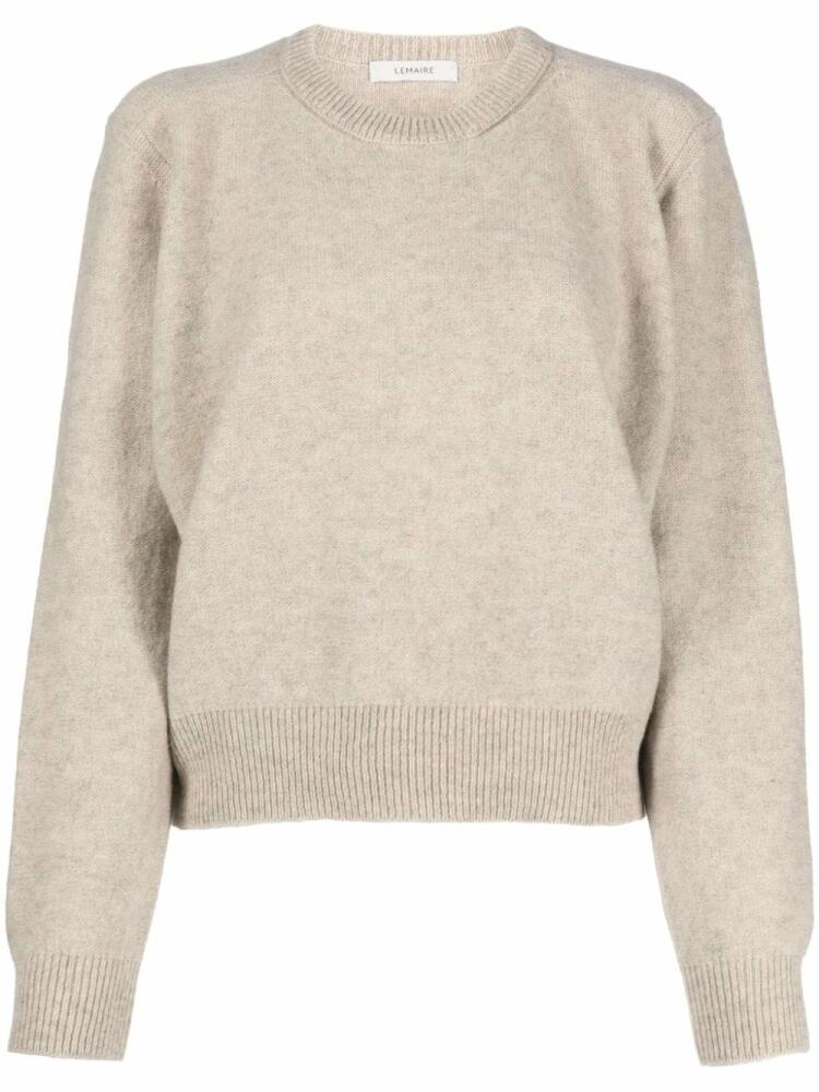 LEMAIRE long-sleeve wool jumper - Neutrals Cover