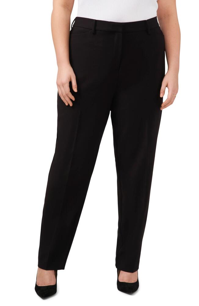 halogen(r) High Waist Straight Leg Pants in Black Cover