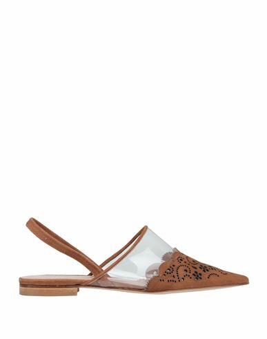 Ermanno Di Ermanno Scervino Woman Mules & Clogs Brown Textile fibers Cover