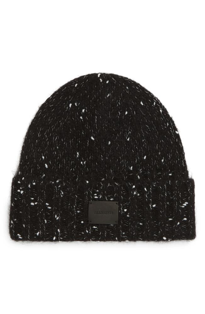 AllSaints Yarn Beanie in Black Cover