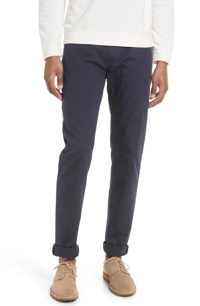 Billy Reid Cotton & Linen Blend Pants in Carbon Blue Cover