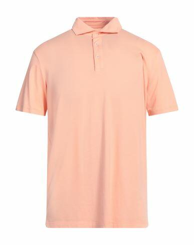 Altea Man Polo shirt Salmon pink Cotton, Elastane Cover