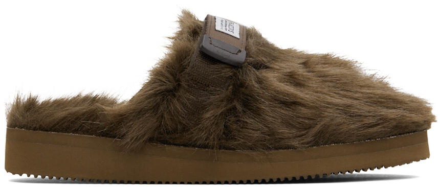 SUICOKE Brown ZAVO-2EU Slippers Cover